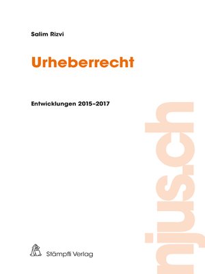 cover image of Urheberrecht